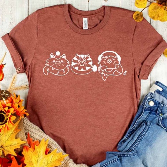Cat Lady NWOT Autumn Tee Shirt Bundle (2) in XL - Picture 8 of 13
